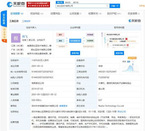 中興子品牌努比亞成被執(zhí)行人，中國軟件業(yè)務(wù)收入百強(qiáng)榜單發(fā)布凸顯行業(yè)挑戰(zhàn)